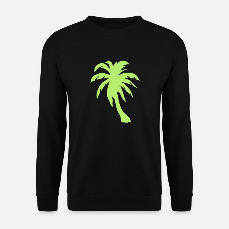 palm tree palm palms - Unisex Sweatshirt - black