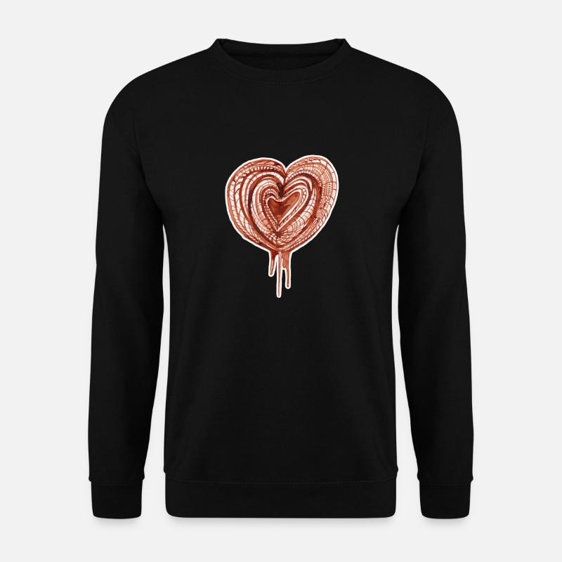 Muskelpumpe transp - Unisex Pullover - Schwarz