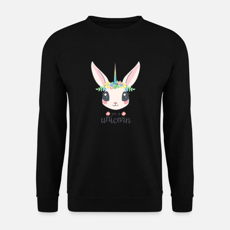 Einhorn - Unisex Pullover - Schwarz