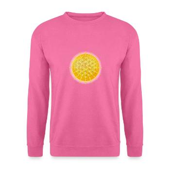 SUN - flower of life - meditation - Unisex Sweatshirt - pink - Front