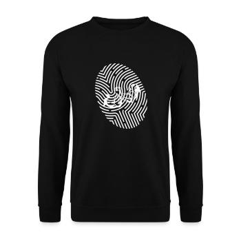 Its in my DNA - Armwrestling Style - COLORed - Unisex Sweatshirt - black - Front - Alina (178cm) & Michal (187cm)