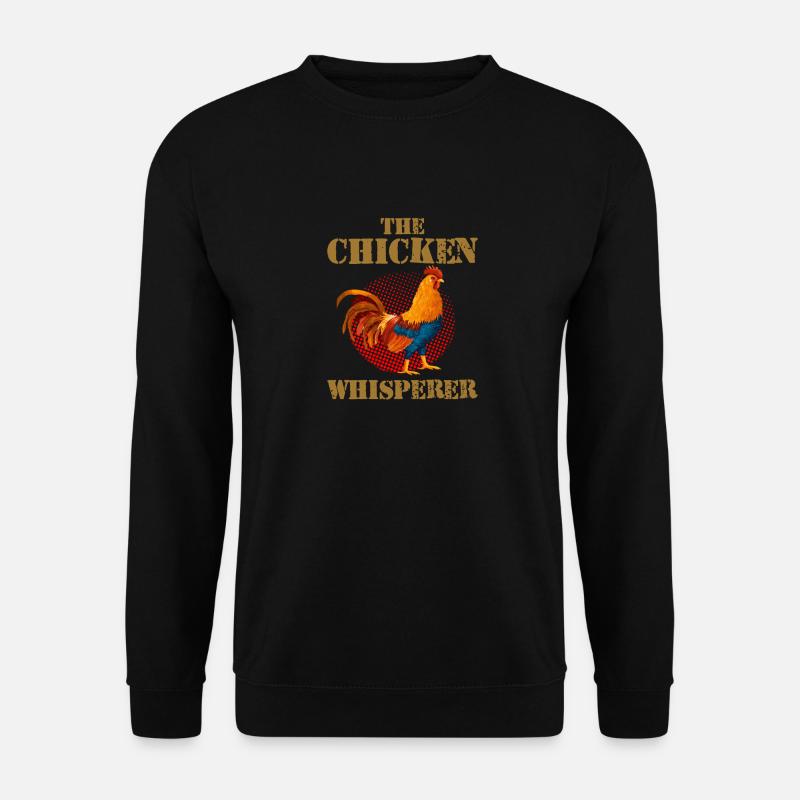 Der Hühnerflüsterer - Unisex Pullover - Schwarz