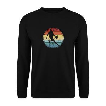 Basketteur - Sweat-shirt Unisexe - noir - Devant - Alina (178cm) & Michal (187cm)
