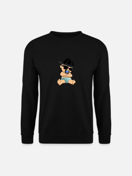 Baby like a boss - Babyboss Kleinkind Kind Eltern - Unisex Pullover - Schwarz