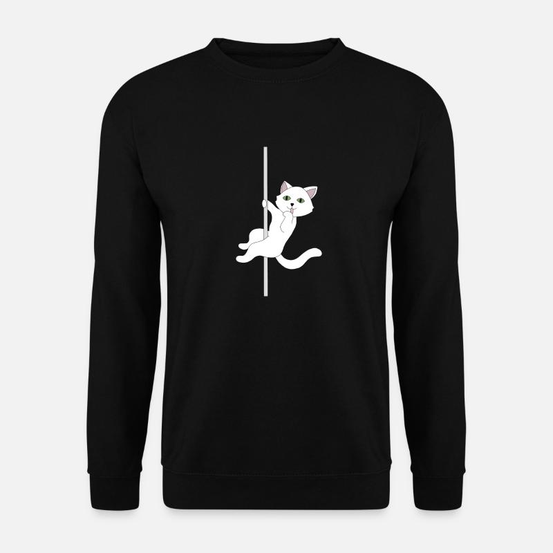 Cat pole dance - Unisex Sweatshirt - black