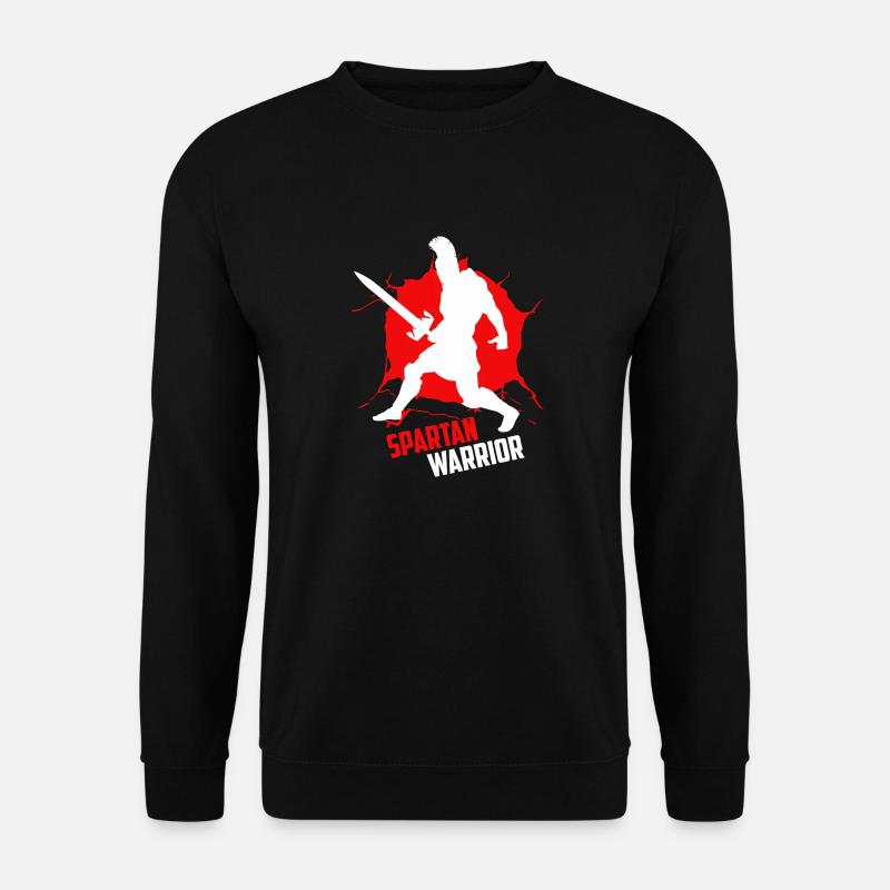 Spartan warrior this is the way - Unisex Sweatshirt - black