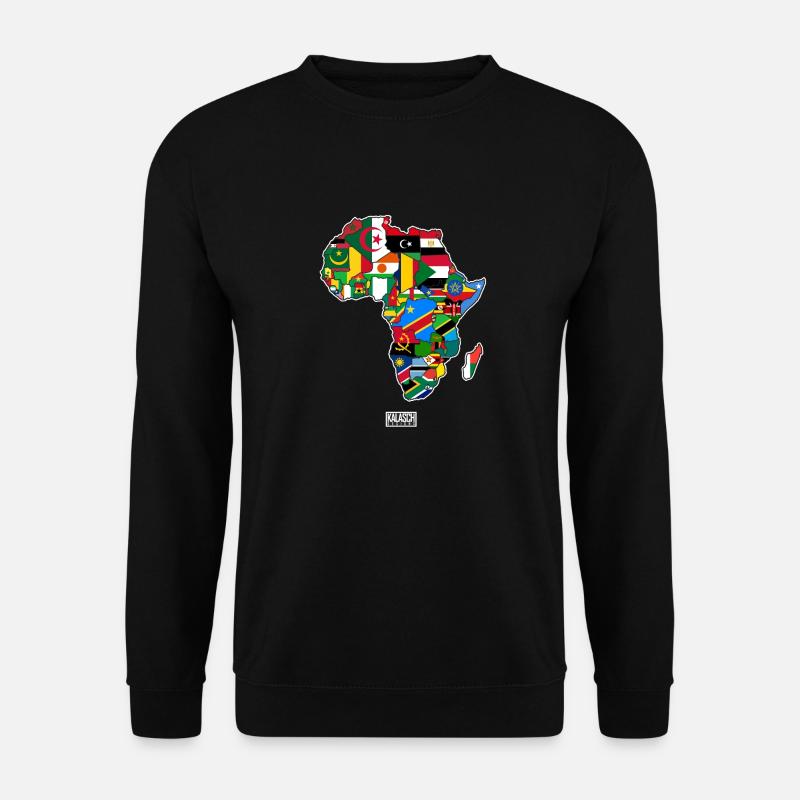 AFRIKA Länder Logo - Unisex Pullover - Schwarz
