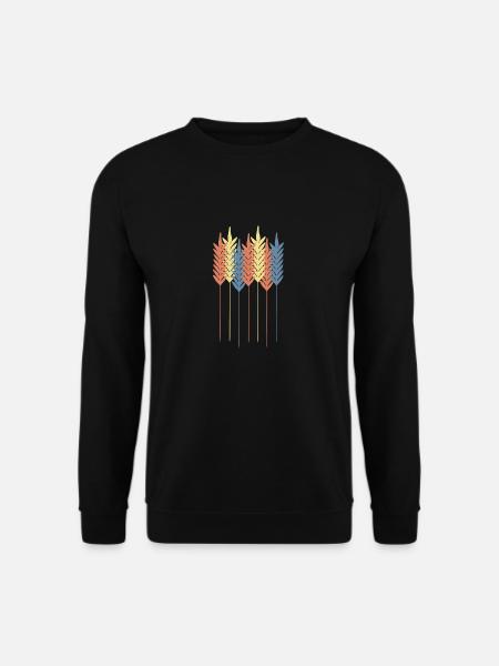 Getreide Feld - Unisex Pullover - Schwarz