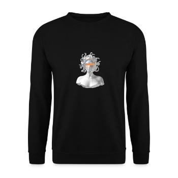 MEDUSA - Unisex Sweatshirt - black - Front - Alina (178cm) & Michal (187cm)