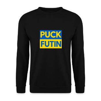 Ukraine - Sweat-shirt Unisexe - noir - Devant - Alina (178cm) & Michal (187cm)