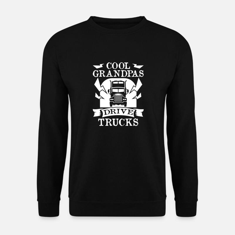 Cool Grandpas Drive Trucks - Sweat-shirt Unisexe - noir