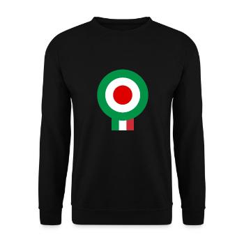 Italia - Sweat-shirt Unisexe - noir - Devant - Alina (178cm) & Michal (187cm)