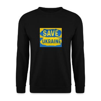 Ukraine - Unisex Sweatshirt - black - Front - Alina (178cm) & Michal (187cm)