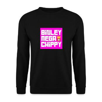 Binley Mega Chippy - Unisex Pullover - Schwarz - Vorne - Alina (178cm) & Michal (187cm)