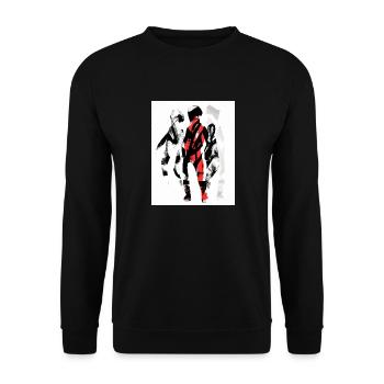 Collection Peoples - Unisex Pullover - Schwarz - Vorne - Alina (178cm) & Michal (187cm)