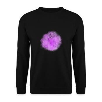 Pretty woman with flowers in her hair - Unisex Sweatshirt - black - Front - Alina (178cm) & Michal (187cm)