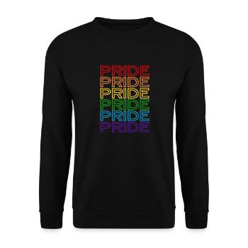Pride Day - Pride 5 - Unisex Pullover - Schwarz - Vorne - Alina (178cm) & Michal (187cm)
