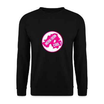 Norn Iron - Unisex Sweatshirt - black - Front - Alina (178cm) & Michal (187cm)