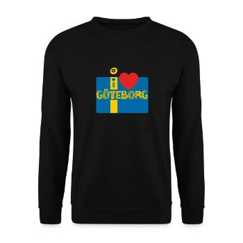 Gothenburg Sweden - Unisex Sweatshirt - black - Front - Alina (178cm) & Michal (187cm)