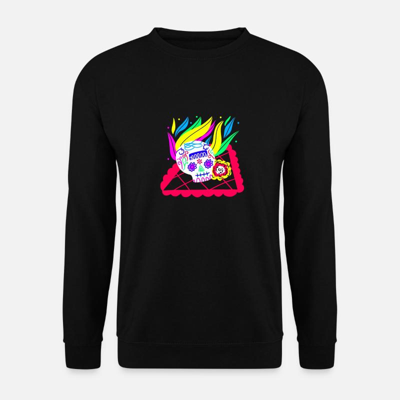 Mexikanischer Schädel - Unisex Pullover - Schwarz