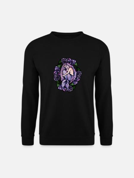 Meerjungfrau Lila - Unisex Pullover - Schwarz