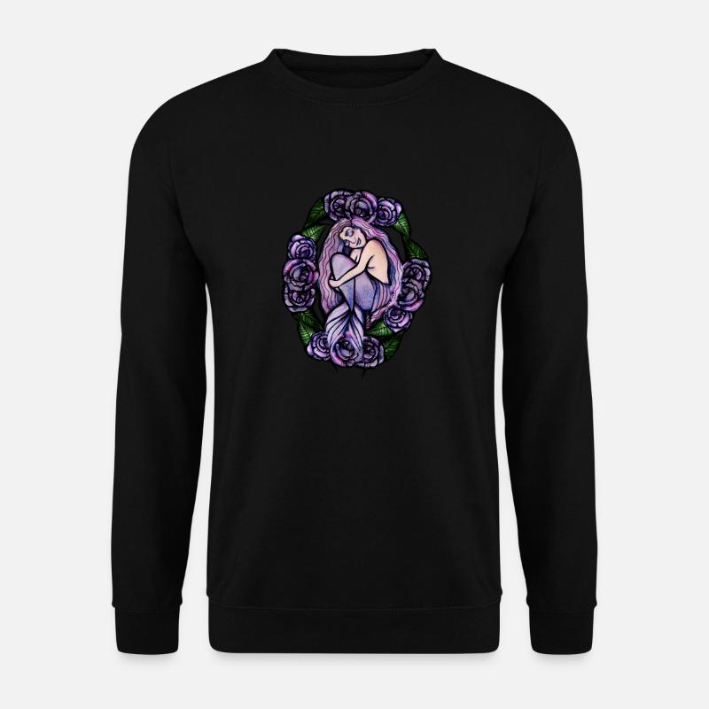 Meerjungfrau Lila - Unisex Pullover - Schwarz