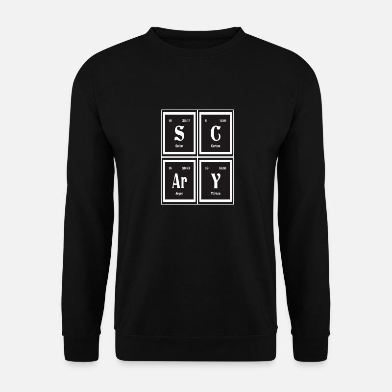 Scary - Periodic Table of Elements - Unisex Sweatshirt - black