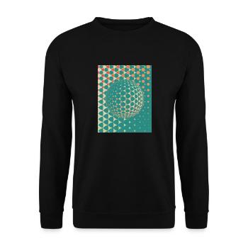 globe - Sweat-shirt Unisexe - noir - Devant - Alina (178cm) & Michal (187cm)