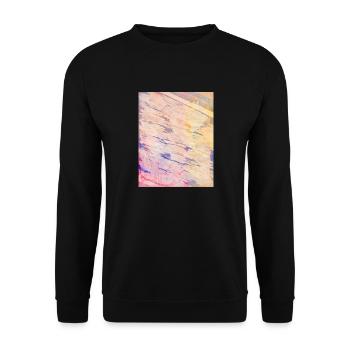 Abstract Art - Unisex Sweatshirt - black - Front - Alina (178cm) & Michal (187cm)