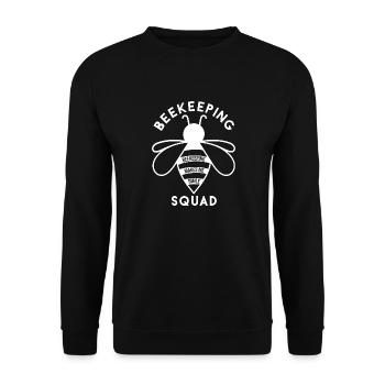 Beekeeping Squad Honey Wildlife Bee Keeping - Unisex Sweatshirt - black - Front - Alina (178cm) & Michal (187cm)