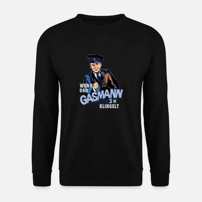 Gasmann - Unisex Pullover - Schwarz