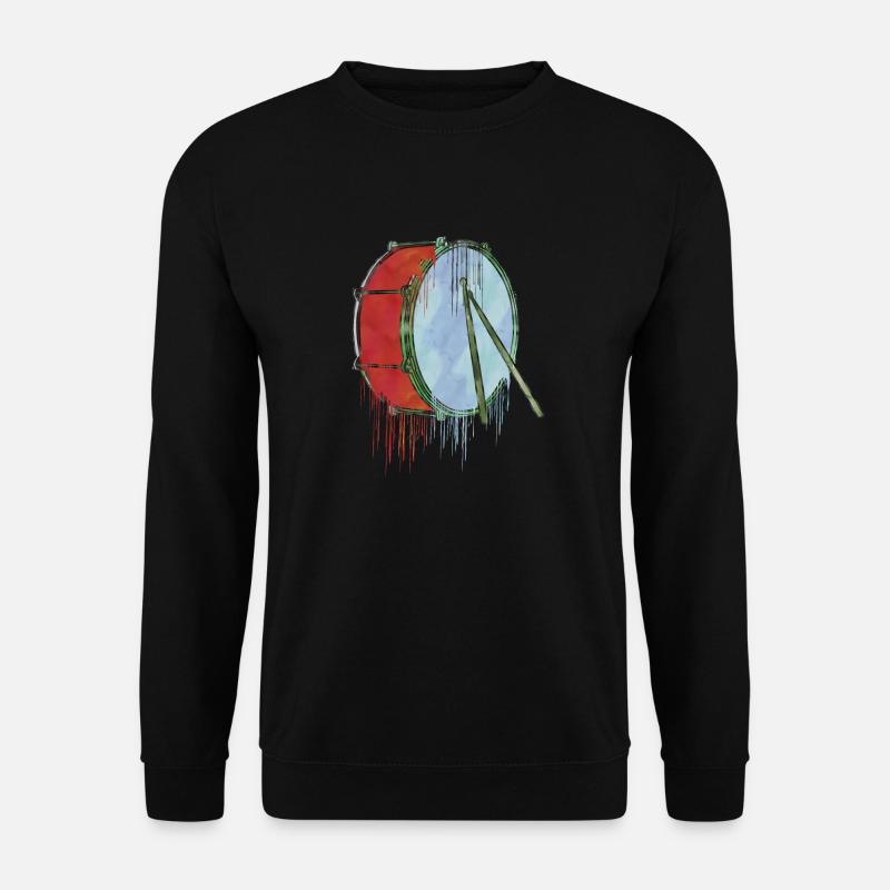 Trommeltinte - Unisex Pullover - Schwarz