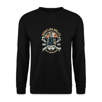 Professionnellement, j’ai toujours voulu faire quelque chose avec les gens - Sweat-shirt Unisexe - noir - Devant - Alina (178cm) & Michal (187cm)