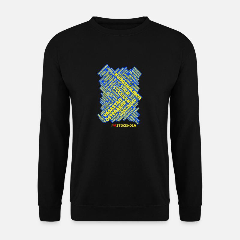 Stockholm - Unisex Pullover - Schwarz