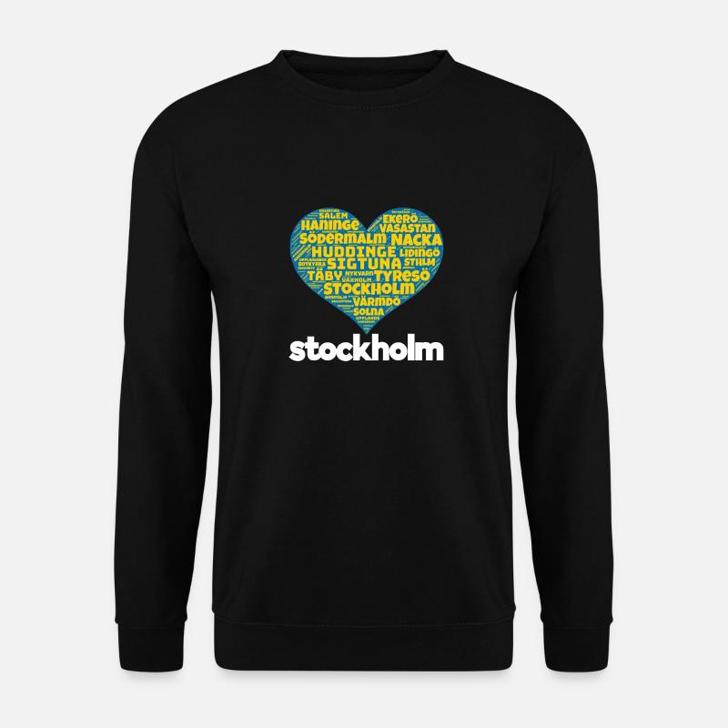 Stockholm - Unisex Pullover - Schwarz