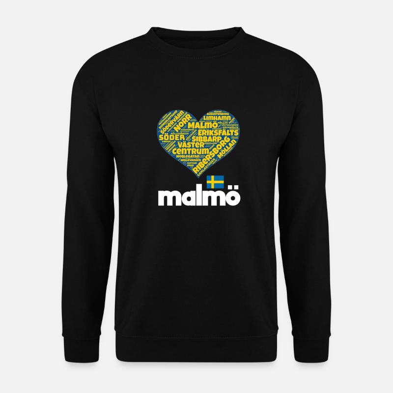 Malmö - Unisex Pullover - Schwarz