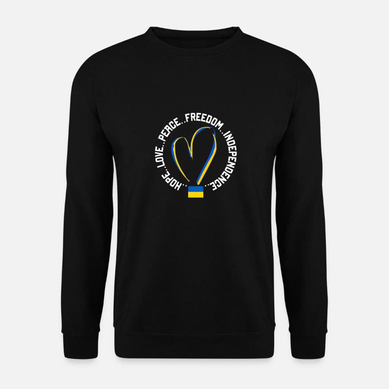 Ukraine - Unisex Pullover - Schwarz