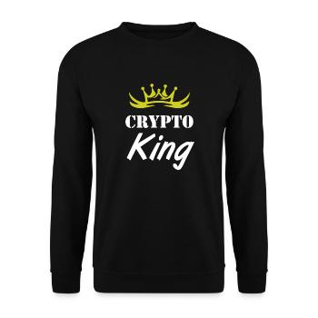 Bitcoin Trading Crypto Stocks - Sweat-shirt Unisexe - noir - Devant - Alina (178cm) & Michal (187cm)