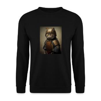 Chamurai 8 - Unisex Sweatshirt - black - Front - Alina (178cm) & Michal (187cm)
