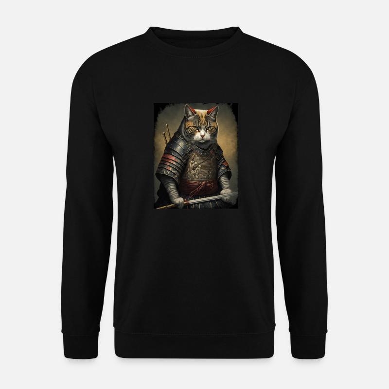 chatmurai 9 - Sweat-shirt Unisexe - noir