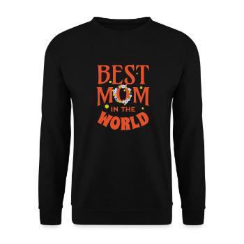 Best Mother - Mom Thank You - Gift Idea - Unisex Sweatshirt - black - Front - Alina (178cm) & Michal (187cm)