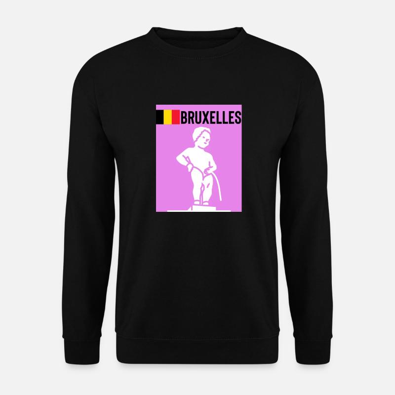 Bruxelles - Unisex Pullover - Schwarz