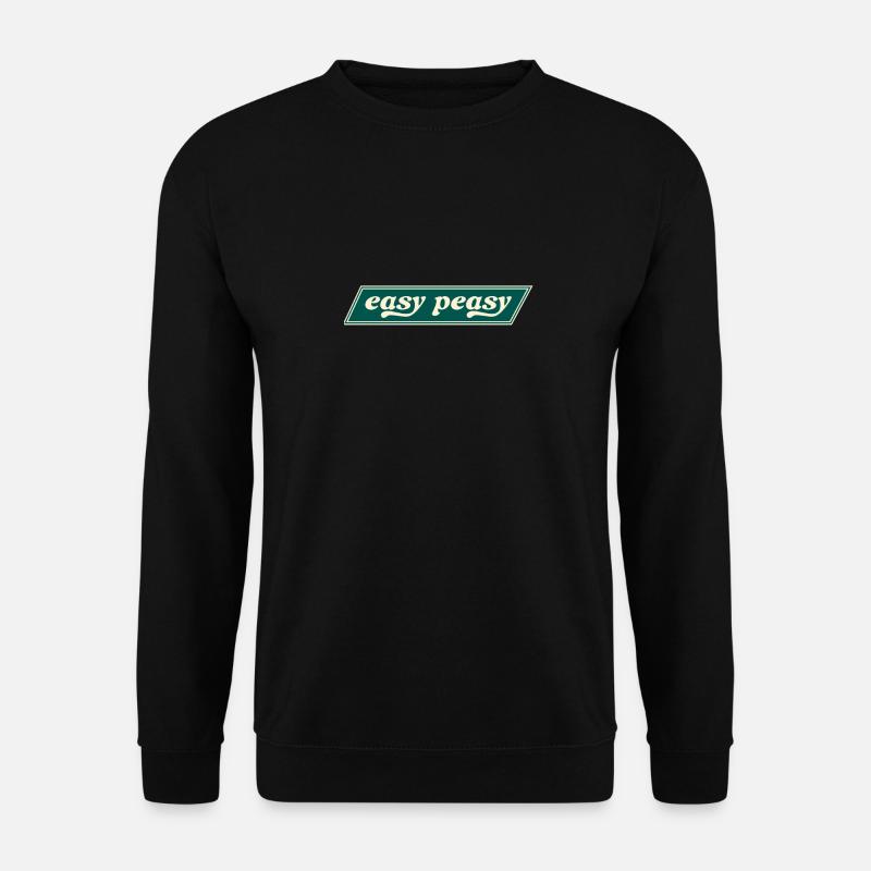 Einfach peasy - Unisex Pullover - Schwarz