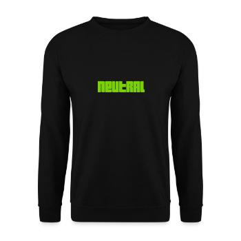 Freedom of opinion - Unisex Sweatshirt - black - Front - Alina (178cm) & Michal (187cm)