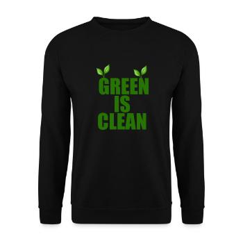 Nature - Unisex Pullover - Schwarz - Vorne - Alina (178cm) & Michal (187cm)