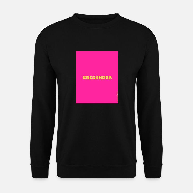 Bigender - Unisex Pullover - Schwarz