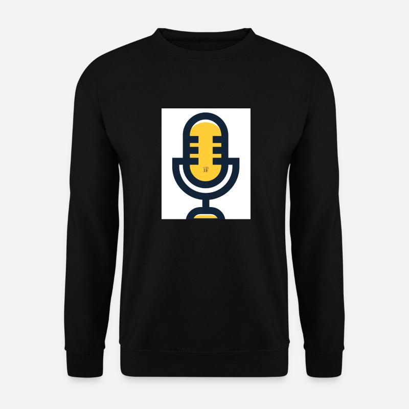 Mikrofon - Unisex Pullover - Schwarz