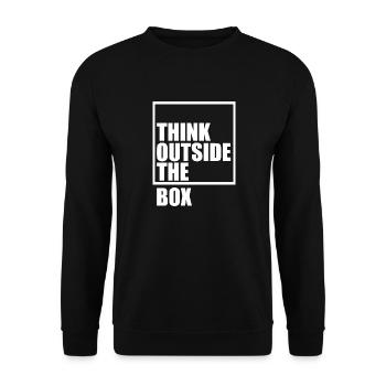 Lustiger Spruch Witzig Humor Geschenkidee - Unisex Pullover - Schwarz - Vorne - Alina (178cm) & Michal (187cm)