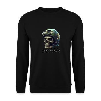 Hell on wheels - Unisex Sweatshirt - black - Front - Alina (178cm) & Michal (187cm)