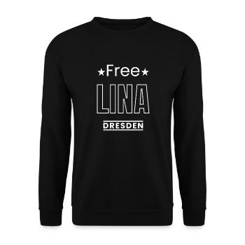 Free Lina - Unisex Pullover - Schwarz - Vorne - Alina (178cm) & Michal (187cm)